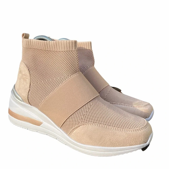 NWOT Mudd Soft Pink Hi-Top Slip On Sneaker Sz: 9 - Picture 2 of 6